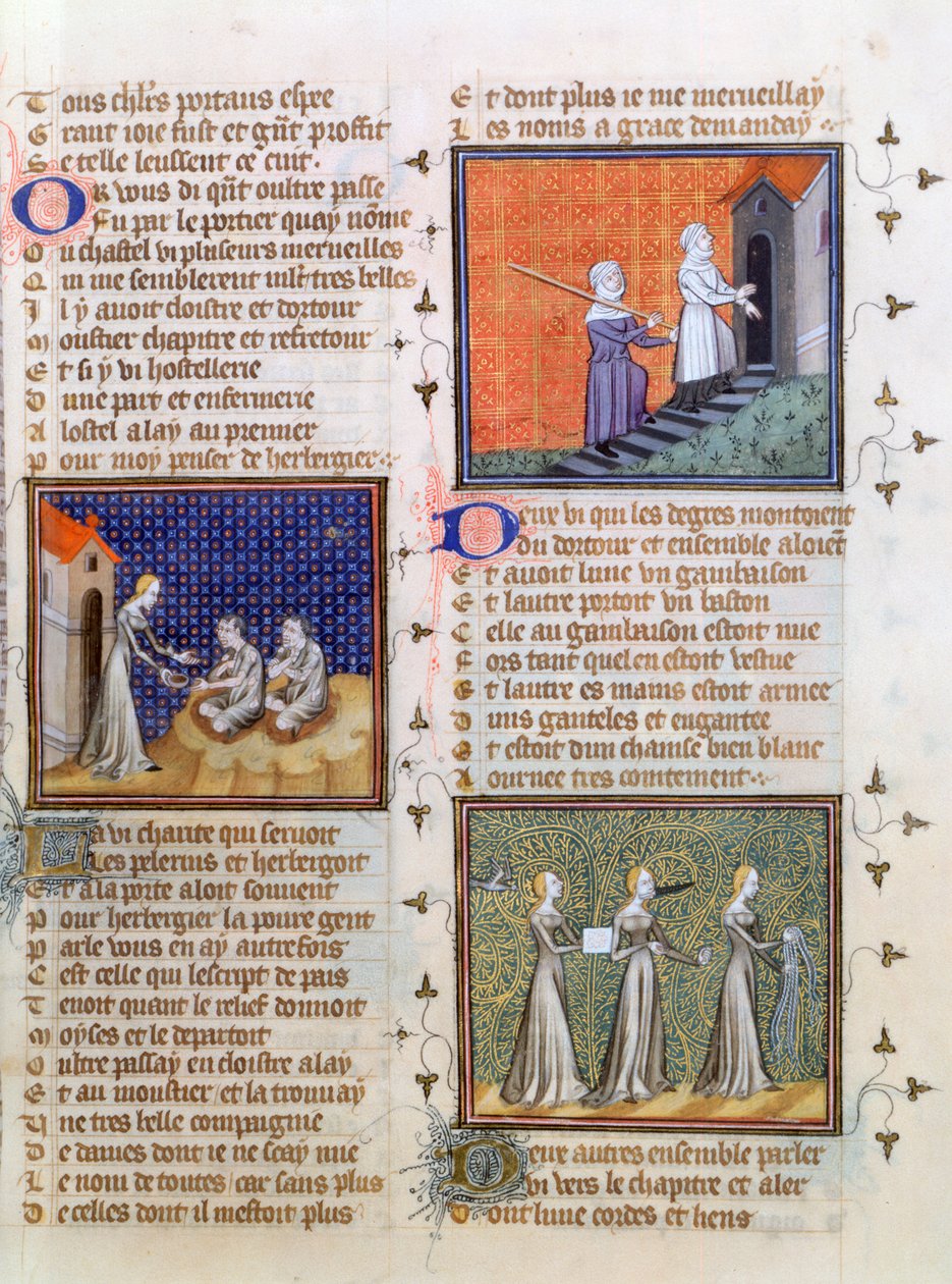 Dávat almužnu, 1393 od Unbekannt