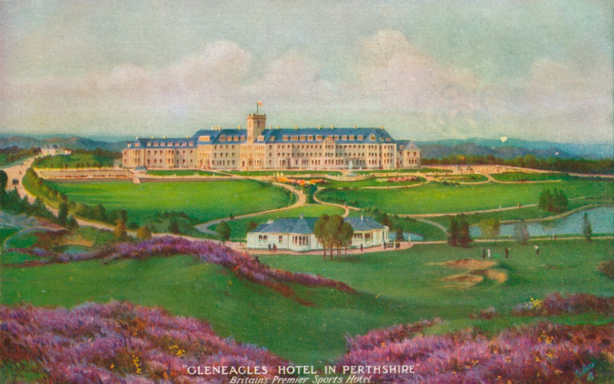 Gleneagles Hotel v Perthshire, c1930 od Unbekannt