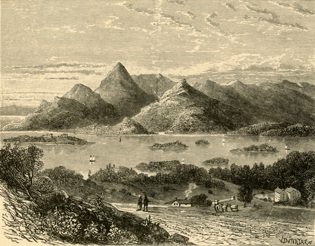Glengariff Harbour a Bantry Bay z hotelu Eccles, 1898. od Unbekannt