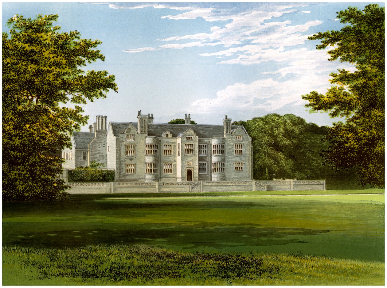 Glynde Place, Sussex, domov vikomta Hampdena, c1880 od Unbekannt
