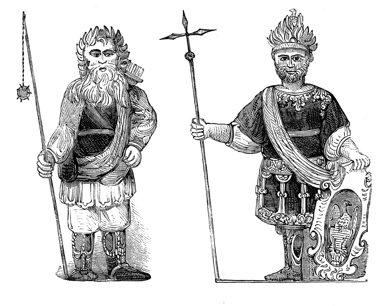 Gog a Magog, Guildhall, Londýn, c1902 od Unbekannt