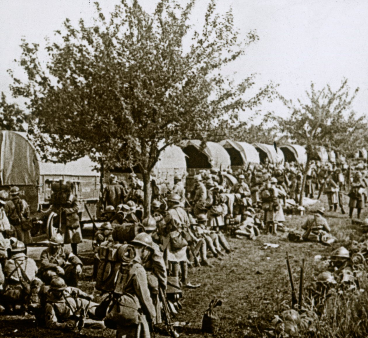 Jít po linii do Verdunu, severní Francie, c1914-c1918 od Unbekannt