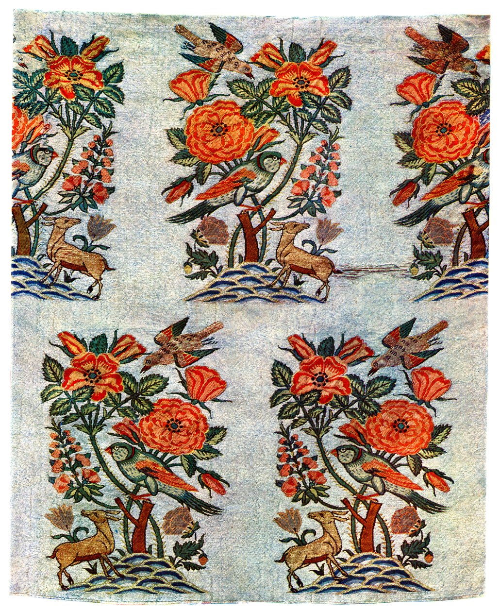 Zlatý a stříbrný brokát z Isfahánu, Írán, počátek 17. století, 1931 od Unbekannt
