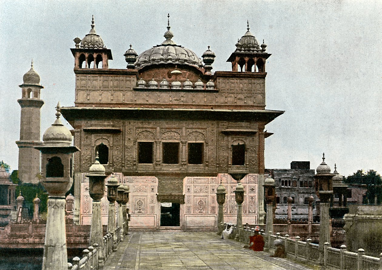 Zlatý chrám, Amritsar, Paňdžáb, Indie, c1890 od Unbekannt