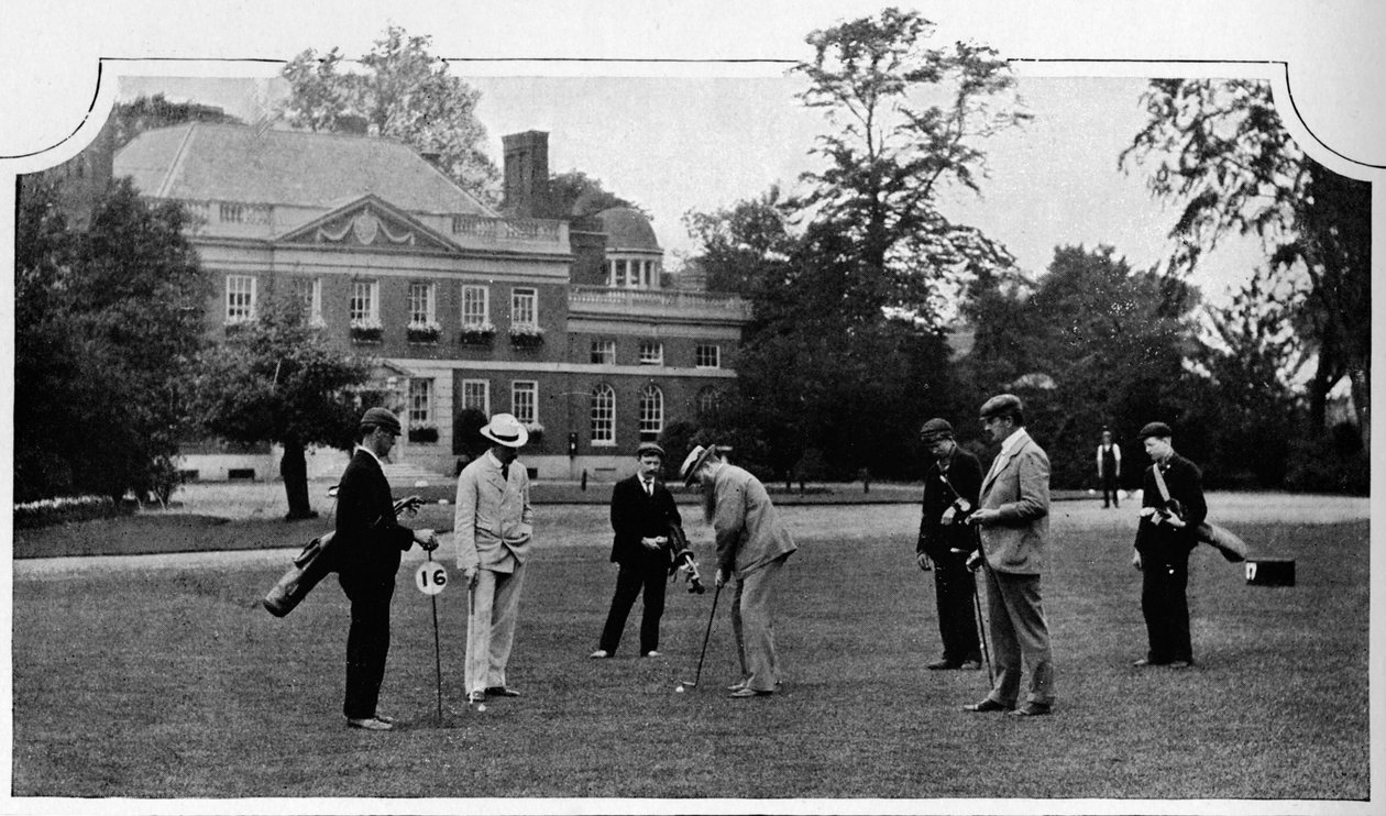 Golf v klubu Ranelagh, Londýn, c1903 1903 od Unbekannt