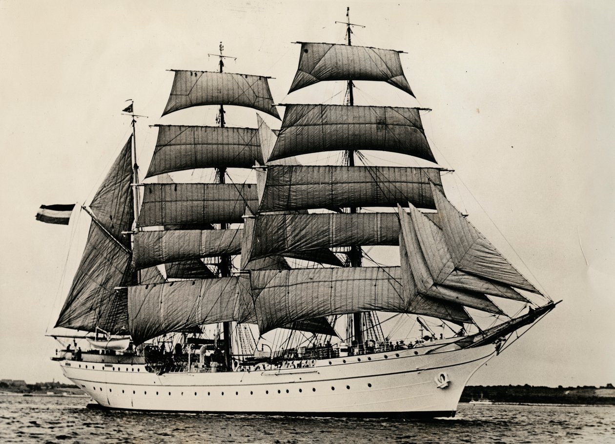 Gorch Fock poprvé pod plnými plachtami, 1933 od Unbekannt