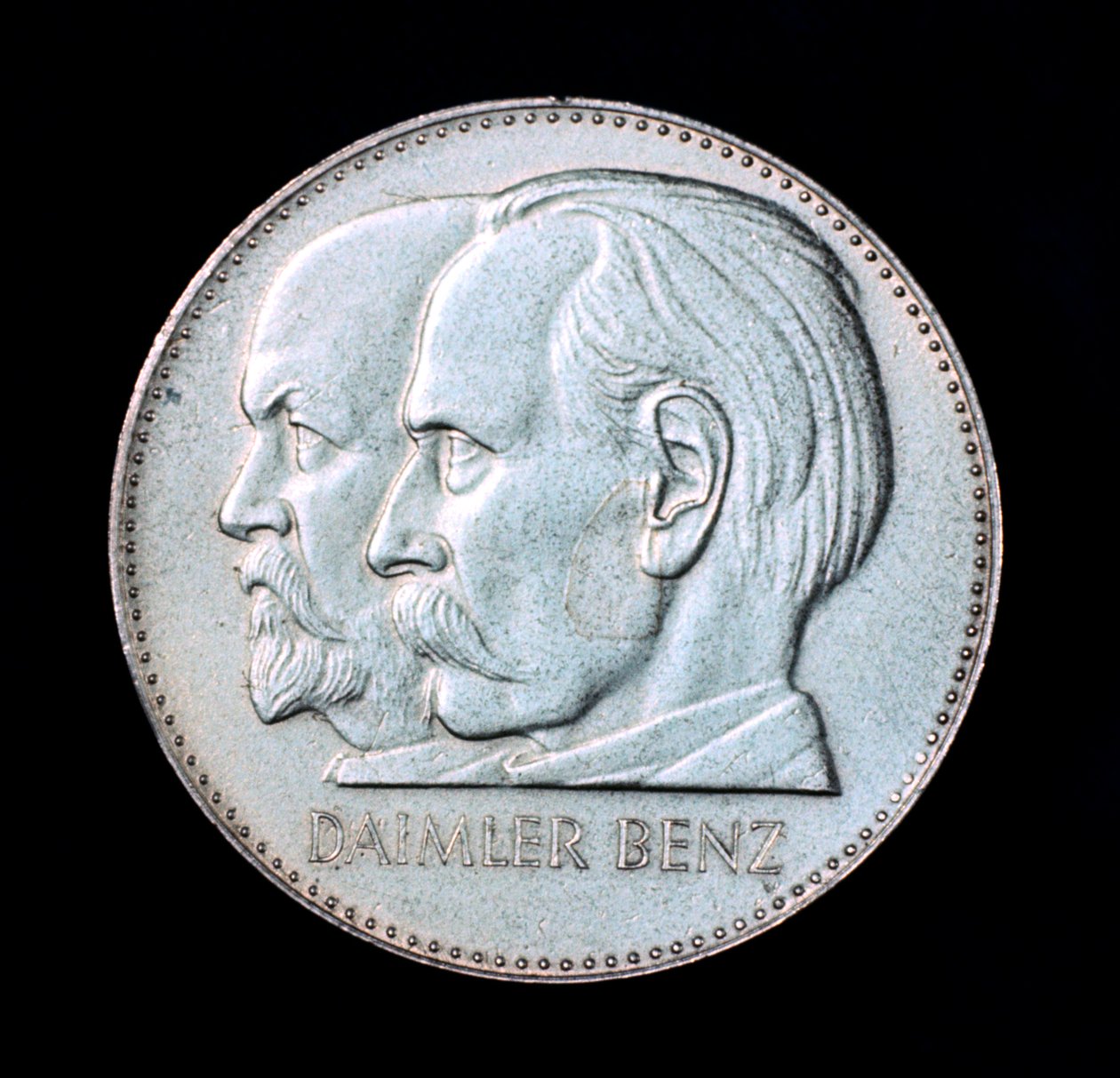 Gottlieb Daimler a Karl Benz, němečtí průkopníci automobilového průmyslu, 1961 od Unbekannt