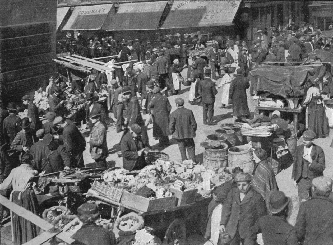 Goulston Street v neděli ráno, Londýn, c1901 1901 od Unbekannt