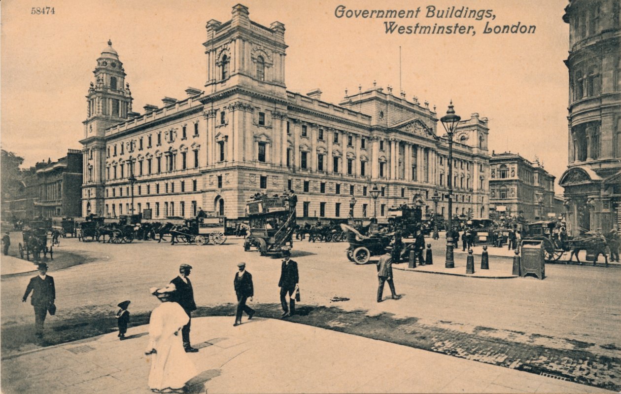 Vládní úřady Great George Street GOGGS, Westminster, Londýn, c1910 od Unbekannt
