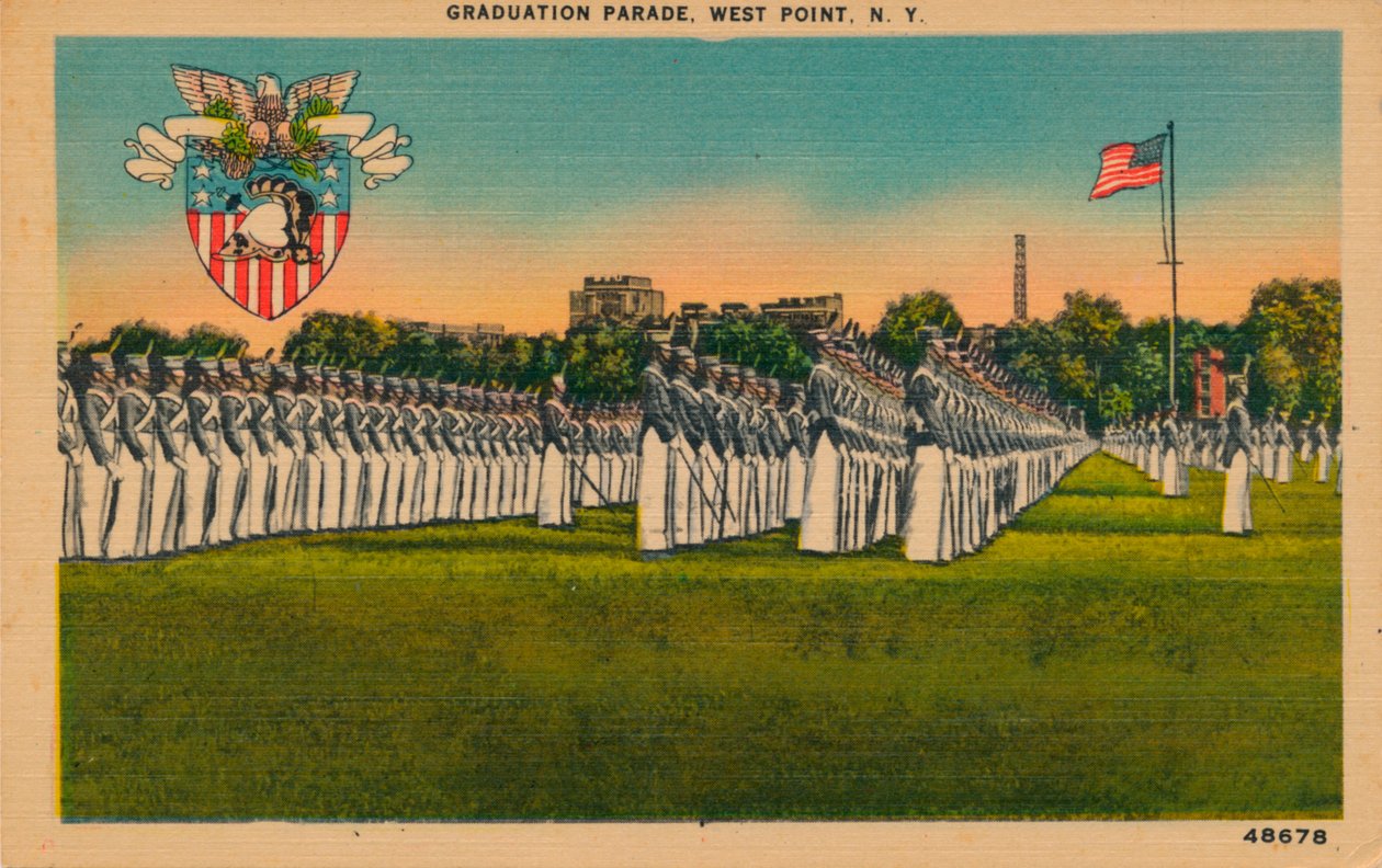 Graduation Parade, West Point, New York, c1940 od Unbekannt