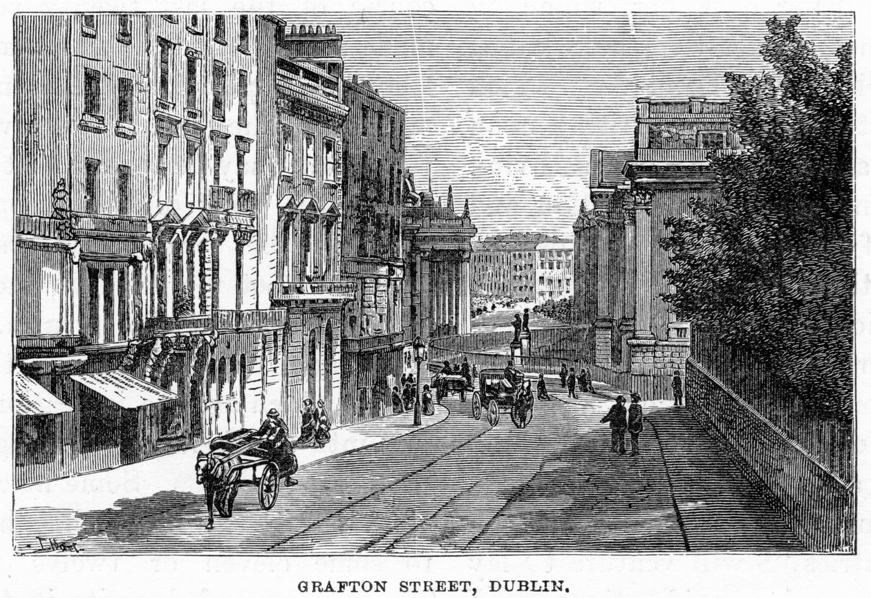 Grafton Street, Dublin, 19. století od Unbekannt