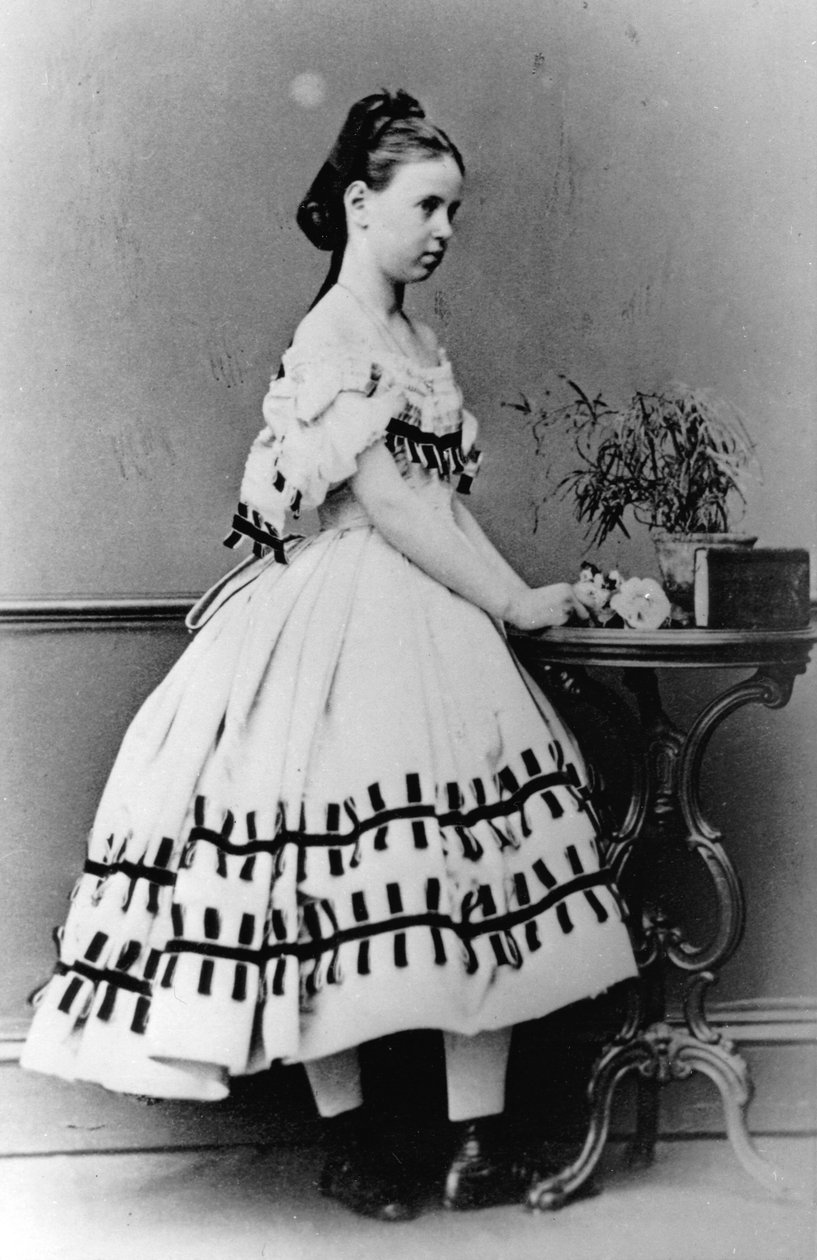Velkokněžna Maria Alexandrovna Ruska, c1861-c1864 od Unbekannt