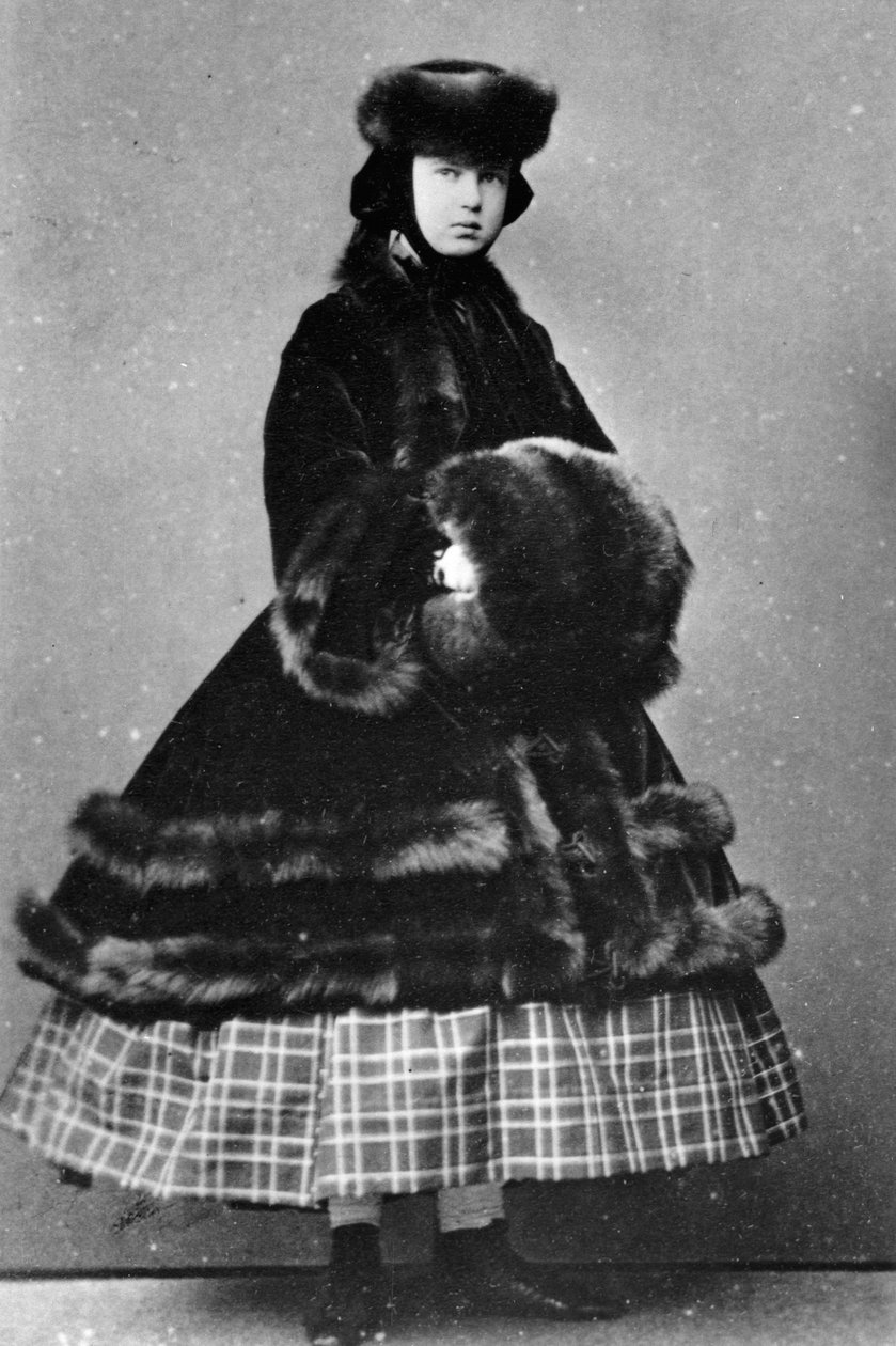 Velkokněžna Maria Alexandrovna Ruska, c1861-c1865 od Unbekannt