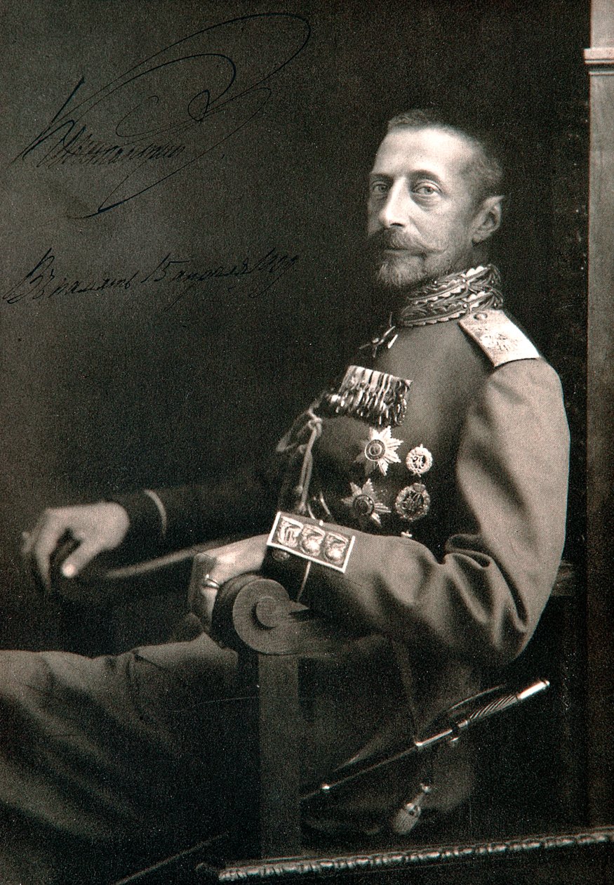 Ruský velkovévoda Konstantin Konstantinovič, počátek 20. století od Unbekannt