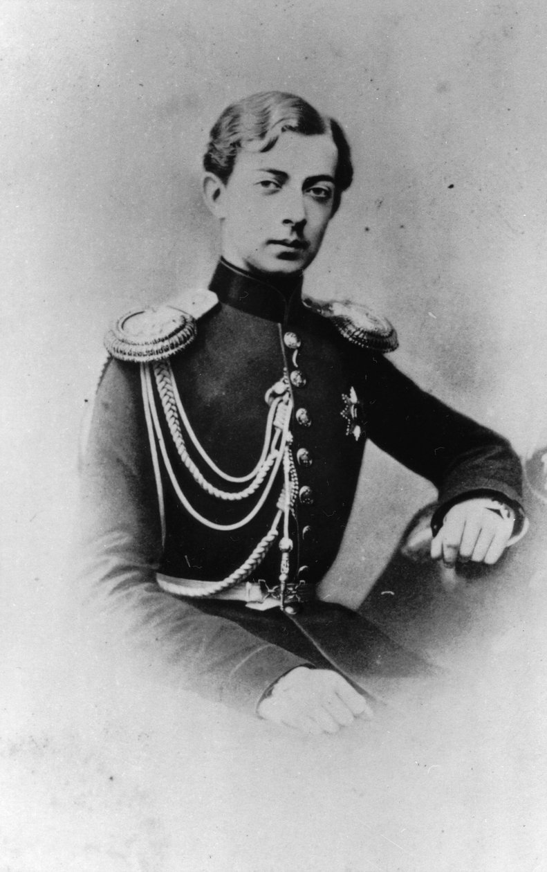 Velkokníže Nicholas Alexandrovič Ruska, c1861-c1864 od Unbekannt