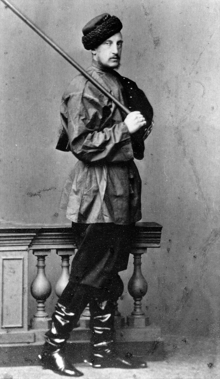 Velkokníže Nicholas Nikolaevič starší Ruska, c1860-c1864 od Unbekannt