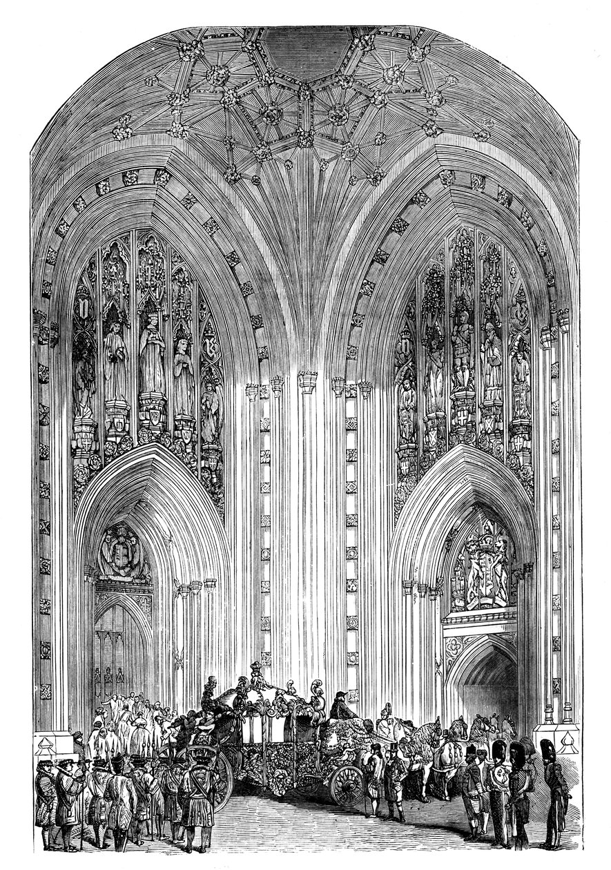 Grand Entrance, Westminsterský palác, Londýn, c1888 od Unbekannt
