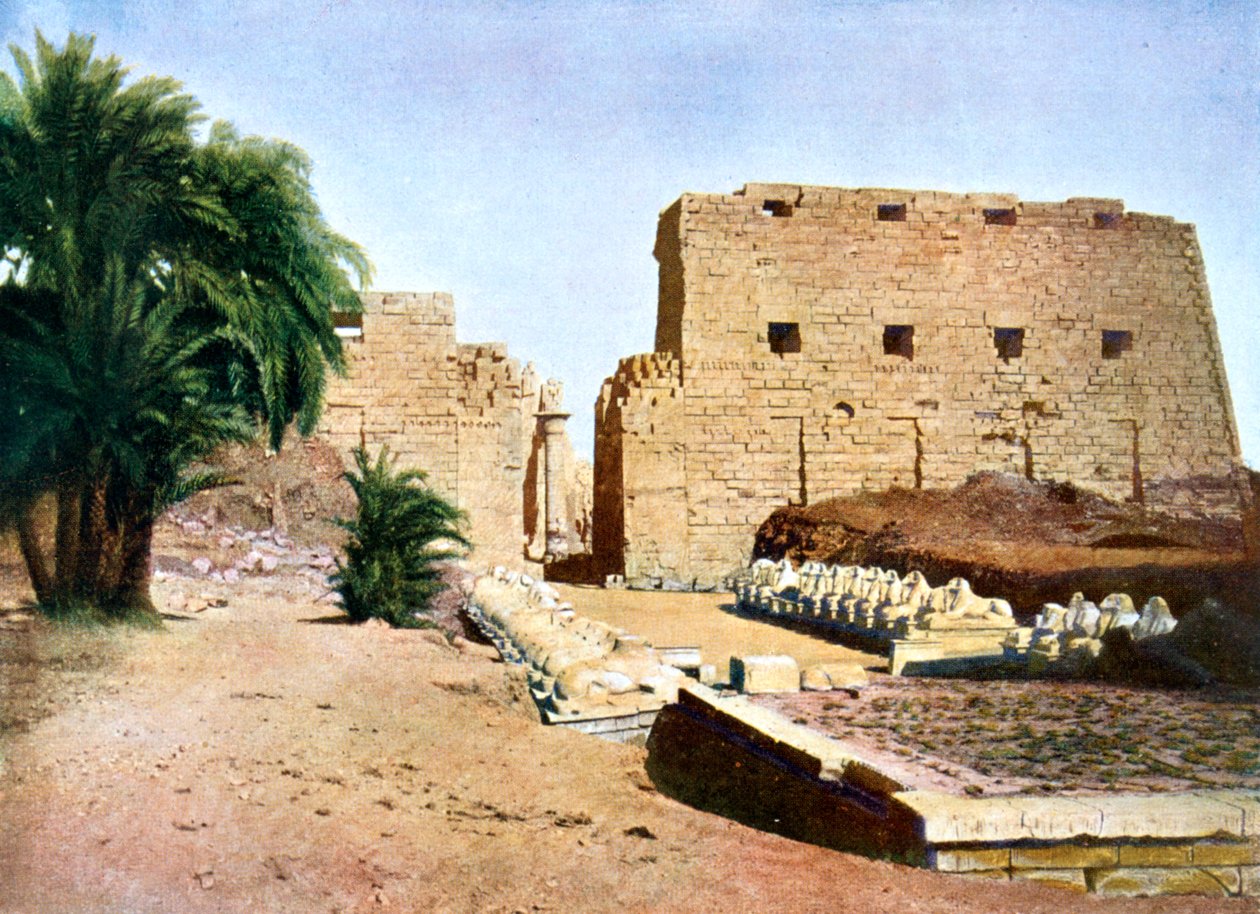 Velký chrám Amun-Re, Karnak, Luxor, Egypt, 20. století od Unbekannt