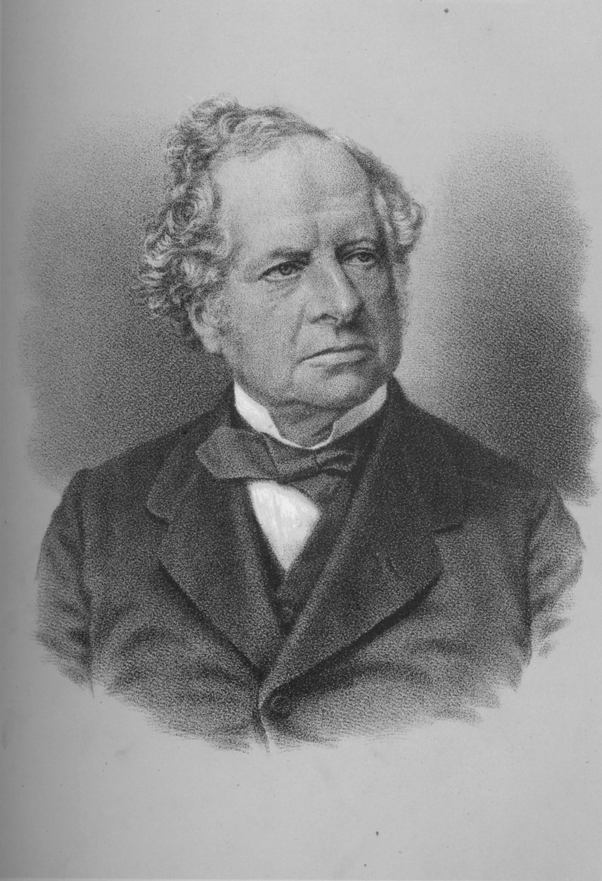 Granville George Leveson-Gower, 2nd Earl Granville, britský politik, c1870 1883 od Unbekannt