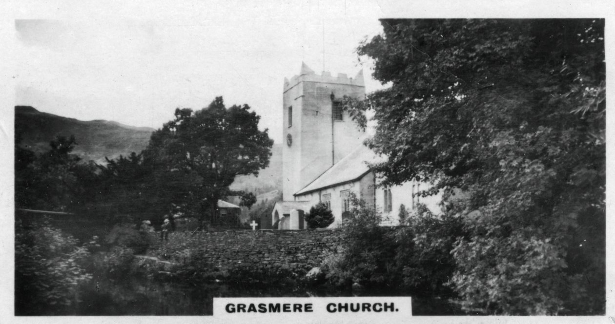Kostel Grasmere, pohřebiště Wordsworths, Cumbria, 20. léta 20. století od Unbekannt