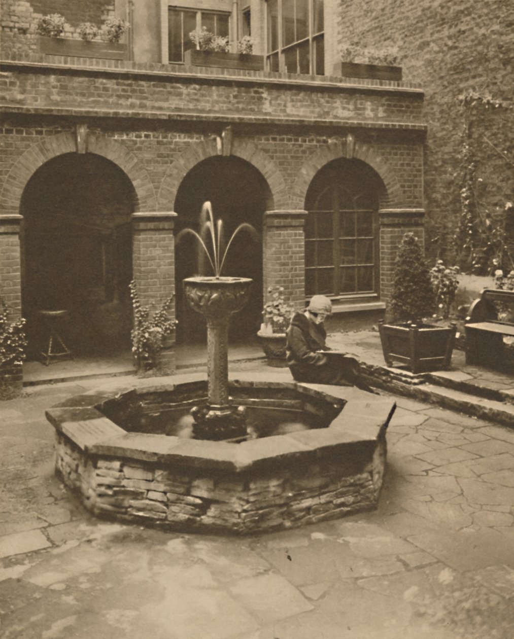 Hřbitov St. Ethelburga, Bishopgate, Místo odpočinku pro živé, c1935. od Unbekannt