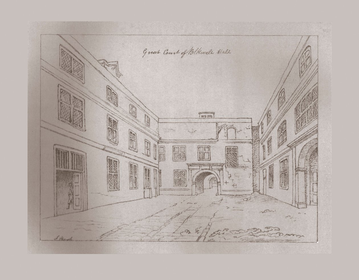 Great Court of Blackwell Hall, 1886 od Unbekannt