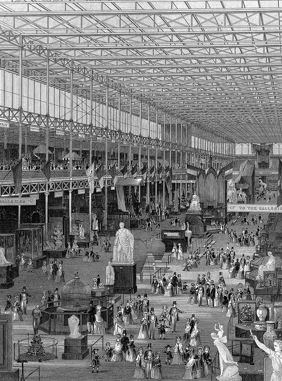 Velká výstava v Crystal Palace, Hyde Park, Londýn, 1851 od Unbekannt