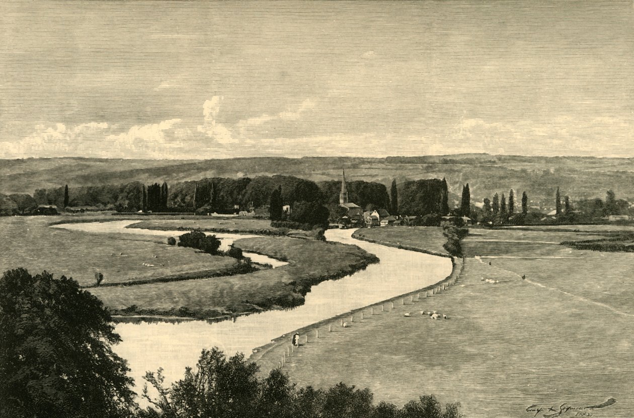 Great Marlow, z Quarry Woods, 1898. od Unbekannt