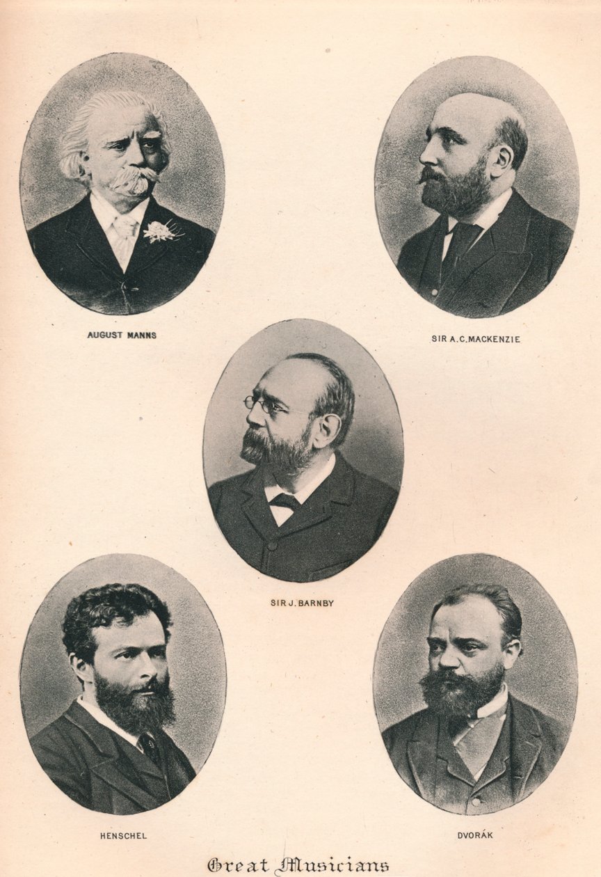 Velcí hudebníci - Deska VIII., 1895 od Unbekannt