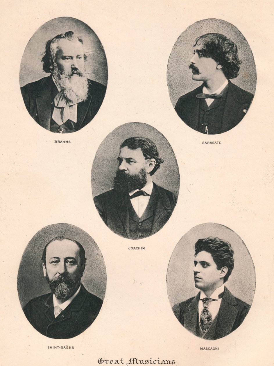 Velcí hudebníci - Deska VII., 1895 od Unbekannt