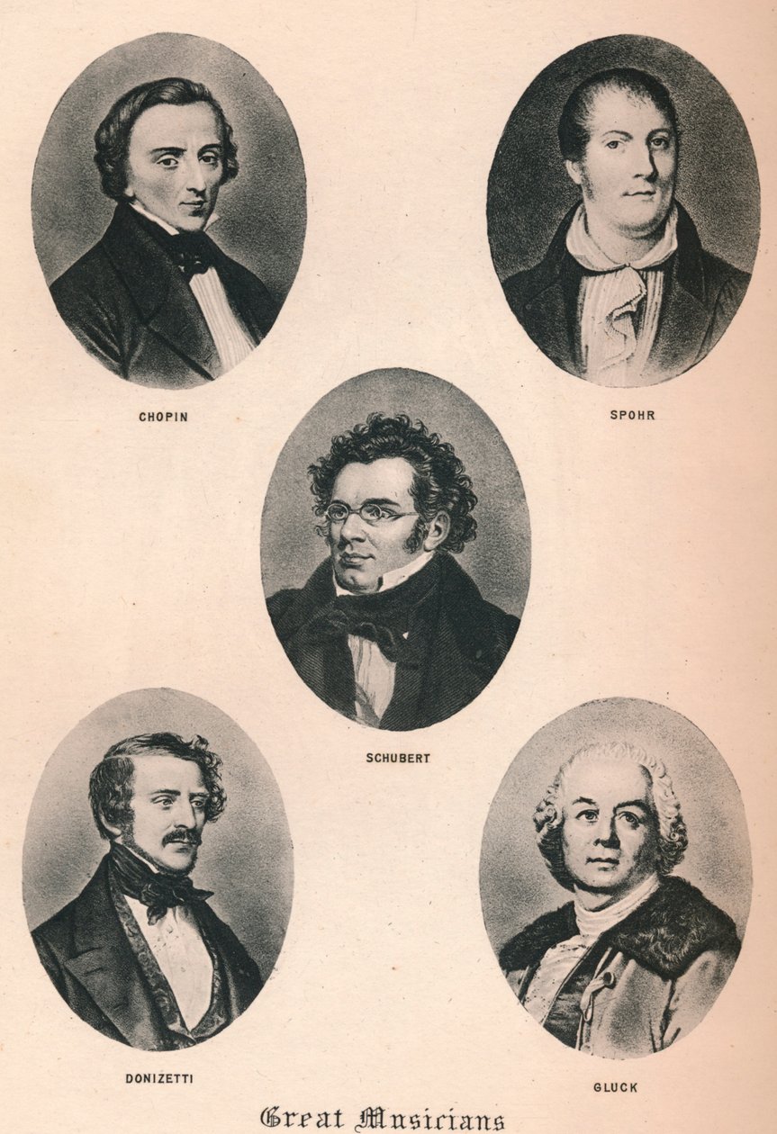 Velcí hudebníci - Deska XIII., 1895 od Unbekannt