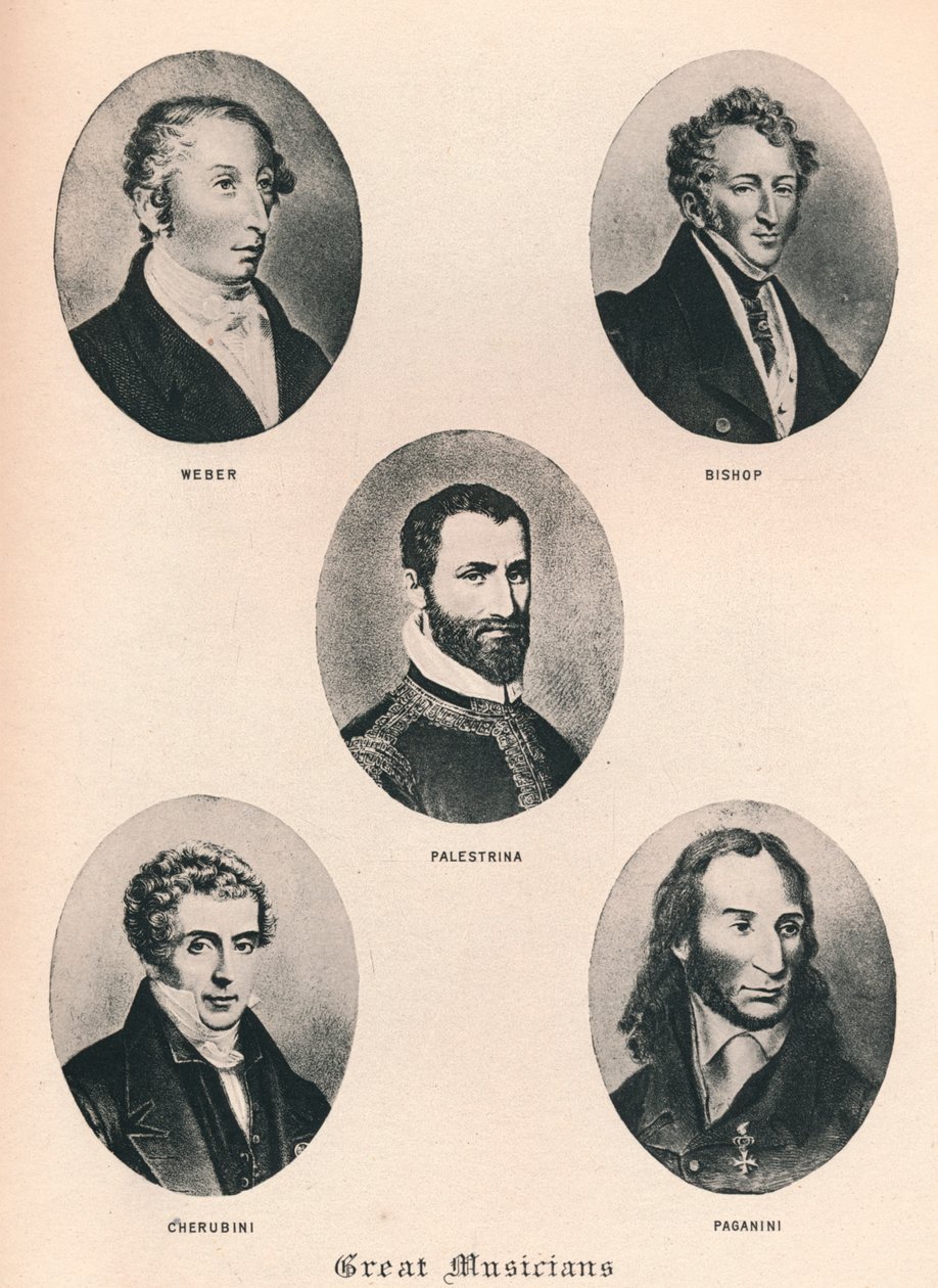 Velcí hudebníci - Deska XV., 1895 od Unbekannt