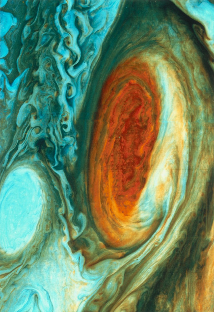 Velká rudá skvrna na Jupiteru, 1979 od Unbekannt