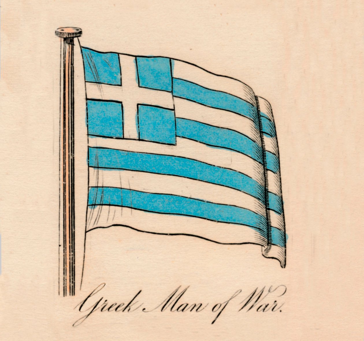 Řecký muž války, 1838 od Unbekannt
