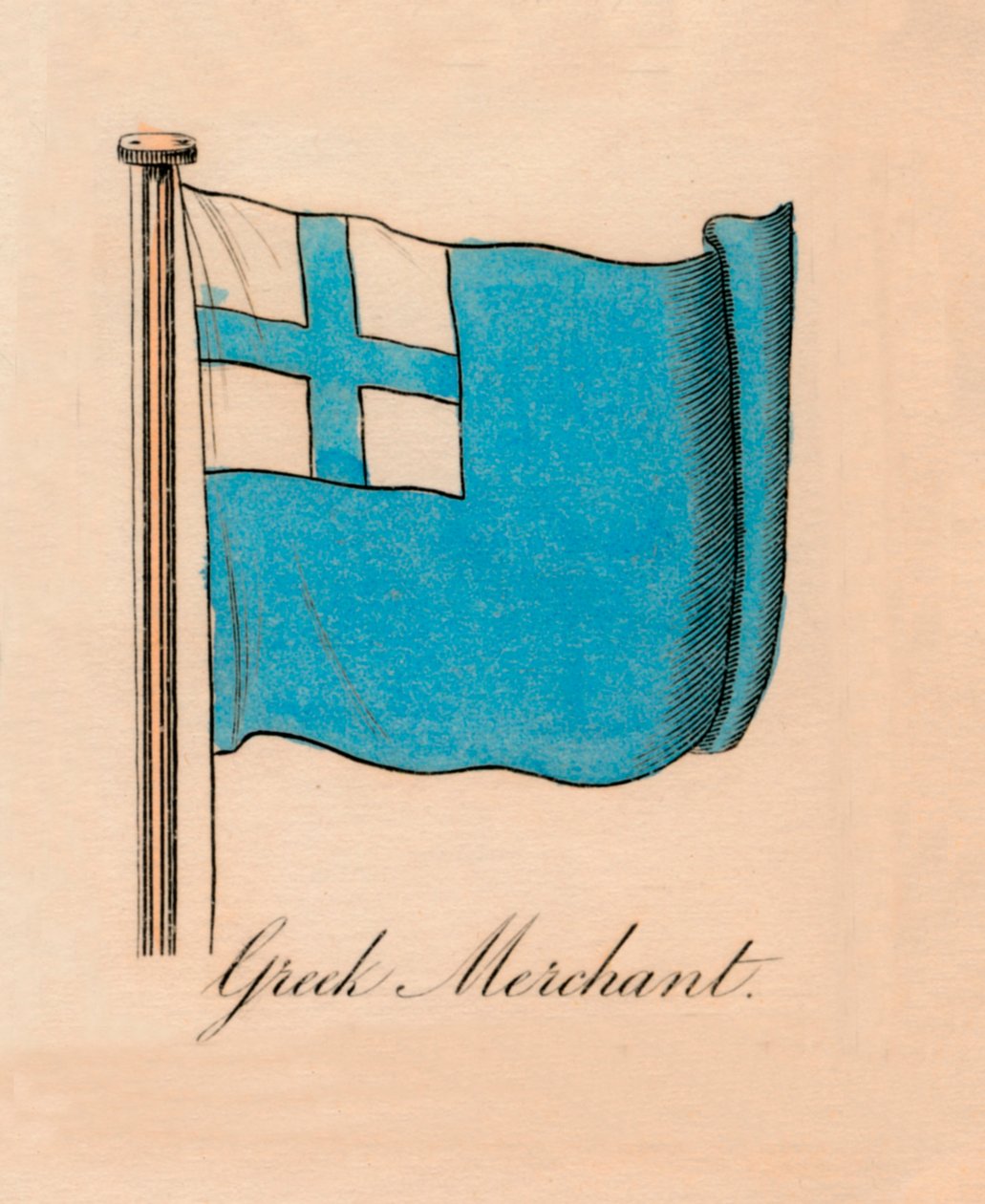 Řecký kupec, 1838 od Unbekannt
