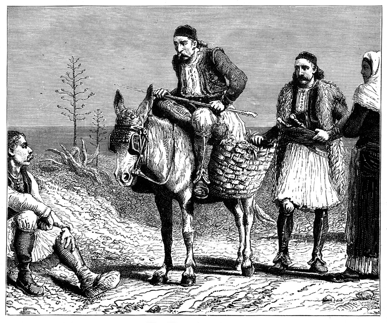 Řečtí rolníci, c1890 od Unbekannt