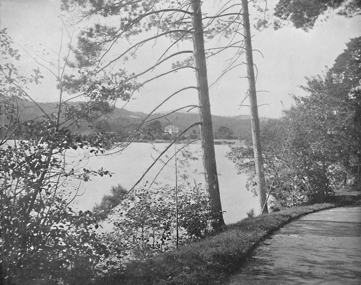 Green Island, Lake George, New York, c1897. od Unbekannt