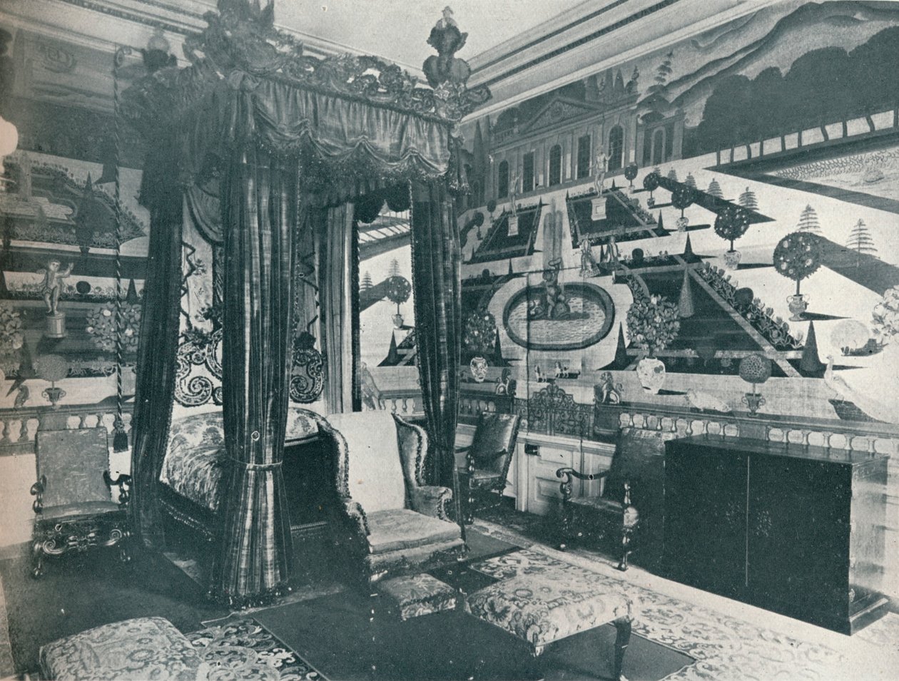 Green Velvet Room, Stoke Edith, c1909 od Unbekannt