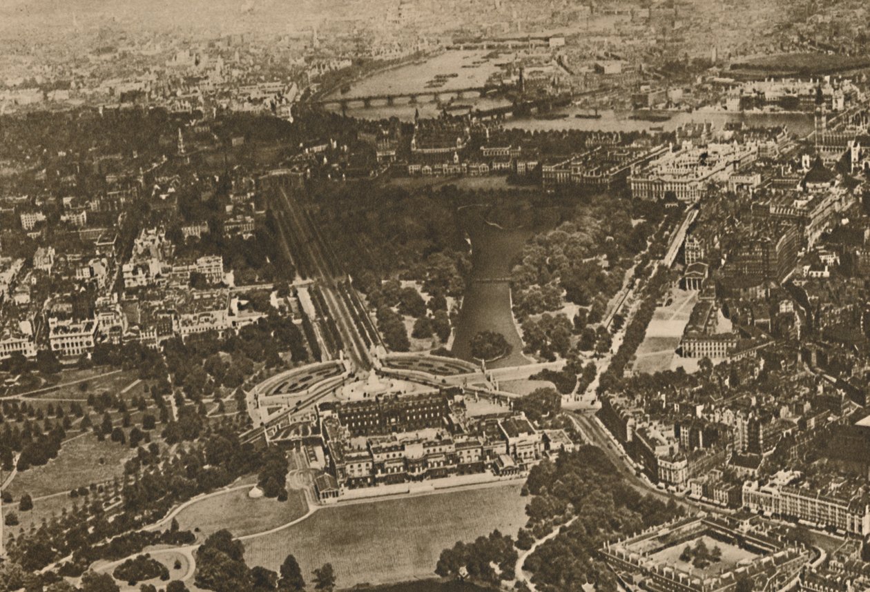Green Woodlands By The Waters of Westminster: Část panství Hyde pod křídlem Biplanes, od Unbekannt
