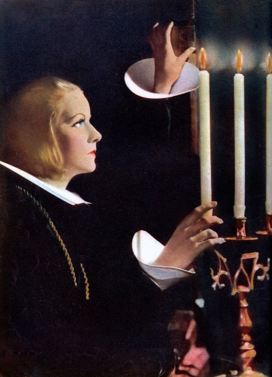 Greta Garbo , švédská herečka, 1934-1935 od Unbekannt