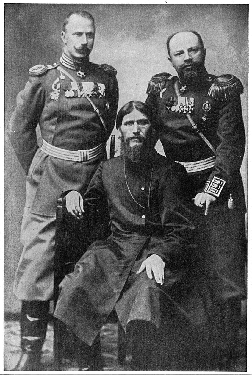 Grigorij Jefimovič Rasputin, ruský mystik a svatý muž od Unbekannt