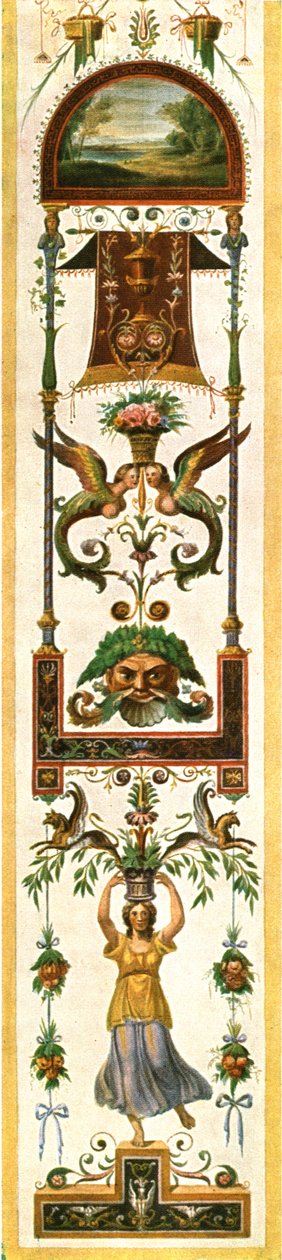 Groteskní malby z vatikánských lodžií, Řím, Itálie, 1928. od Unbekannt