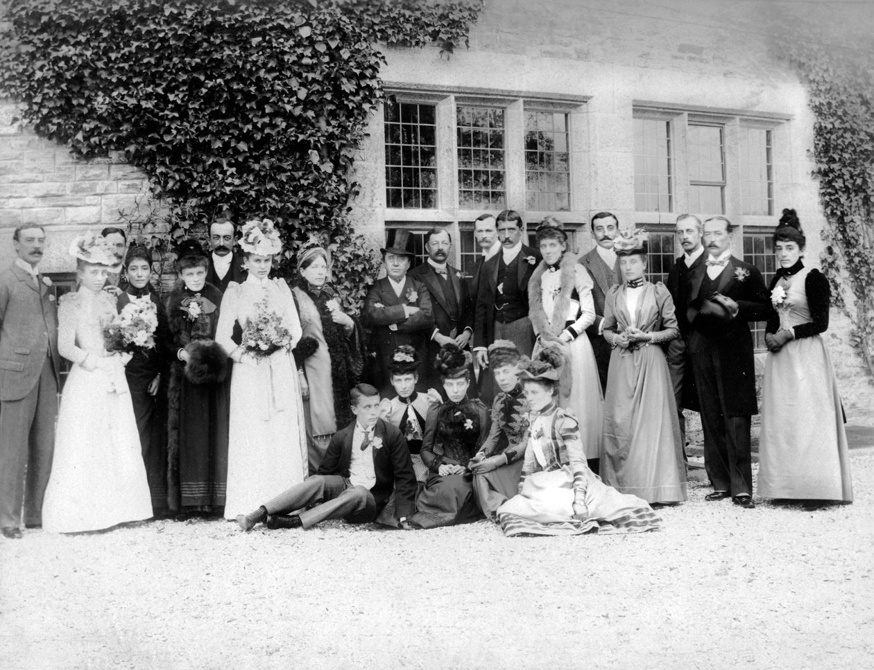 Skupinová fotografie, c1882 od Unbekannt