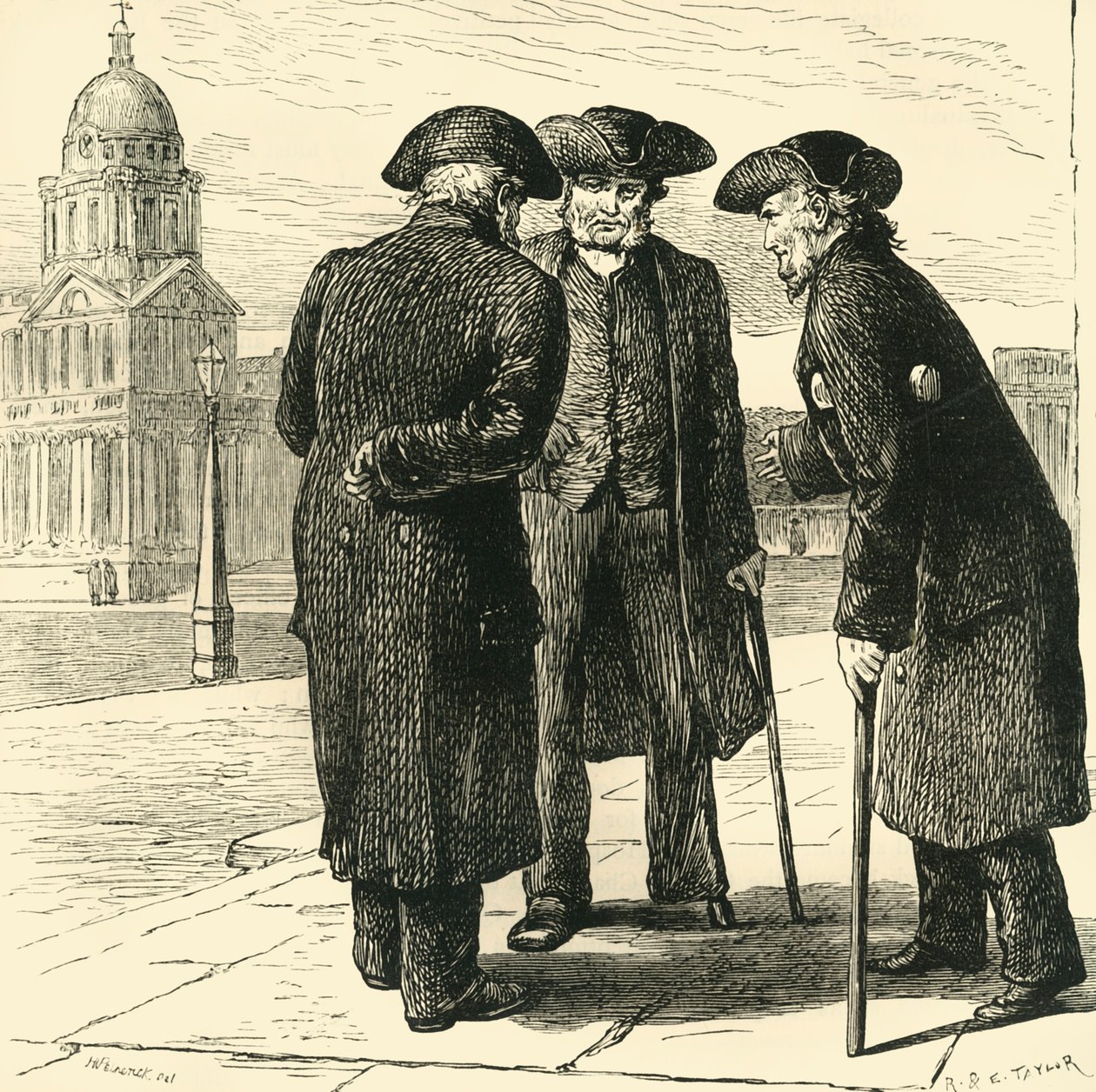 Skupina Greenwichských důchodců, c1878. od Unbekannt