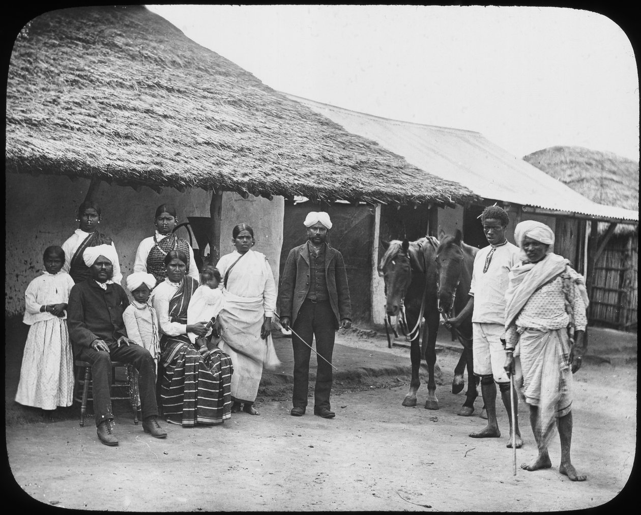 Skupina indických kuliů, Jižní Afrika, c1890 od Unbekannt