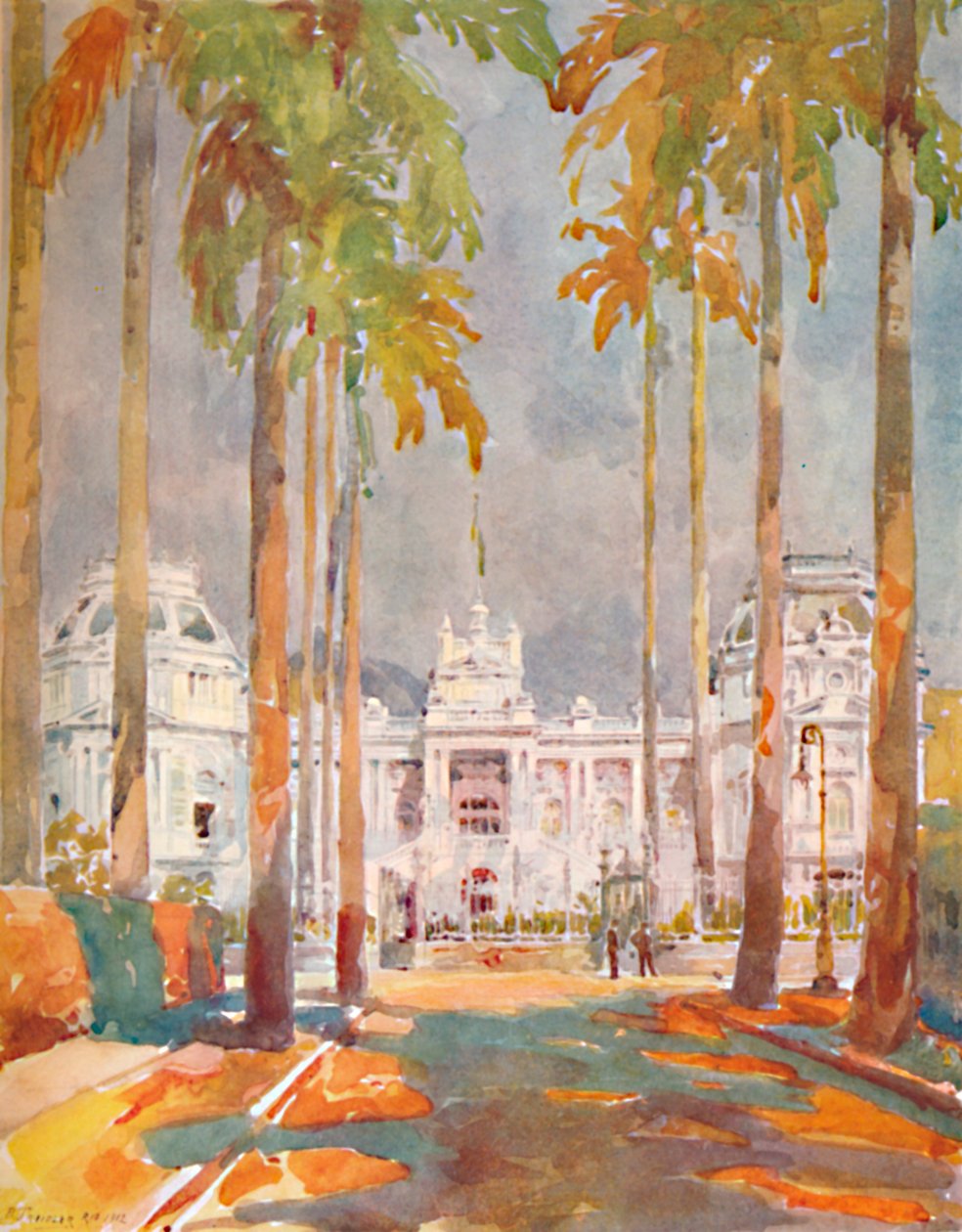 Palác Guanabara. - Rezidence prezidenta maršála Hermese da Fonseca, 1914 od Unbekannt