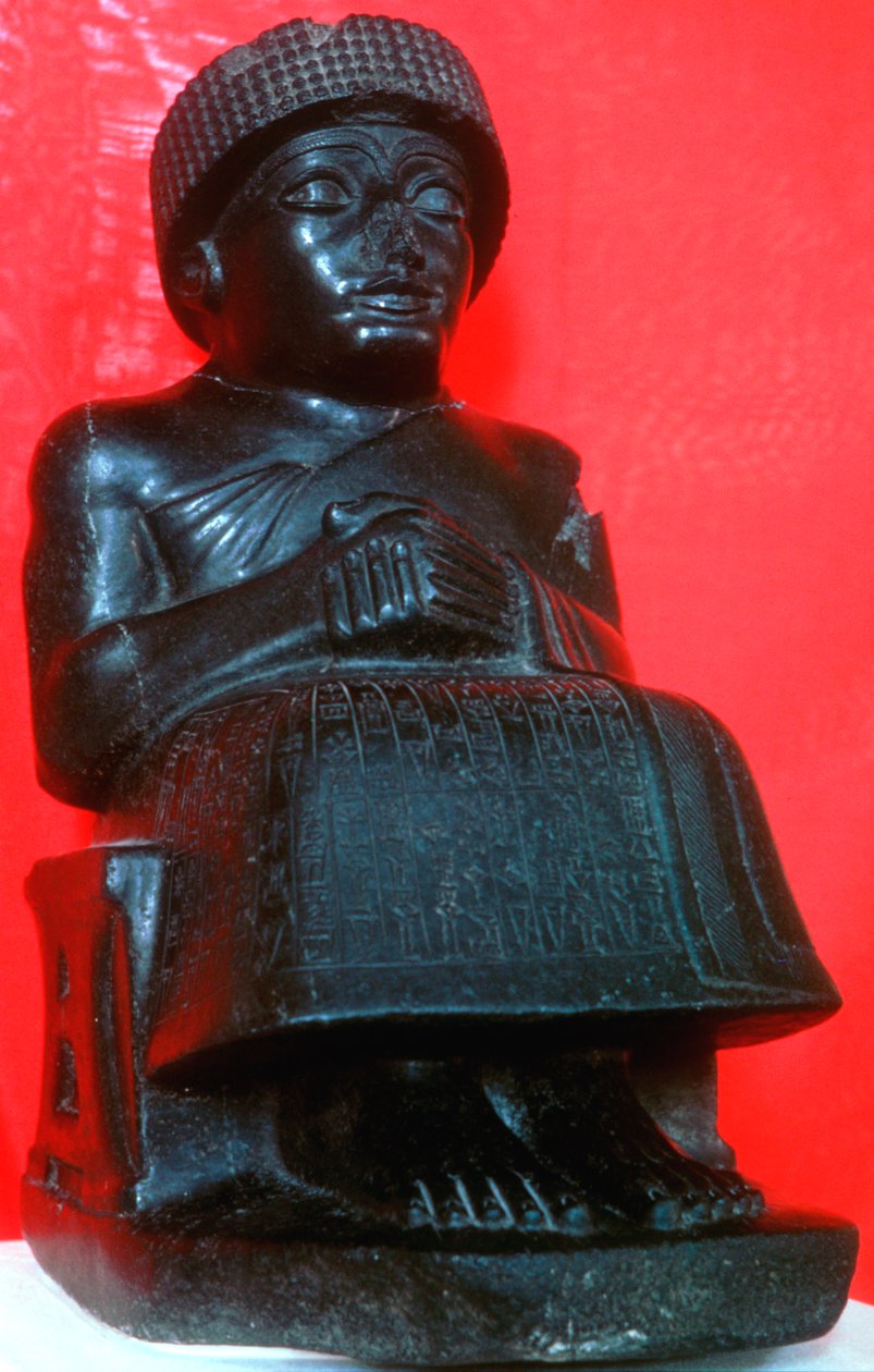 Gudea, vládce městského státu Lagash v jižním Babylonu, novosumerský, 22. století př.n.l. od Unbekannt