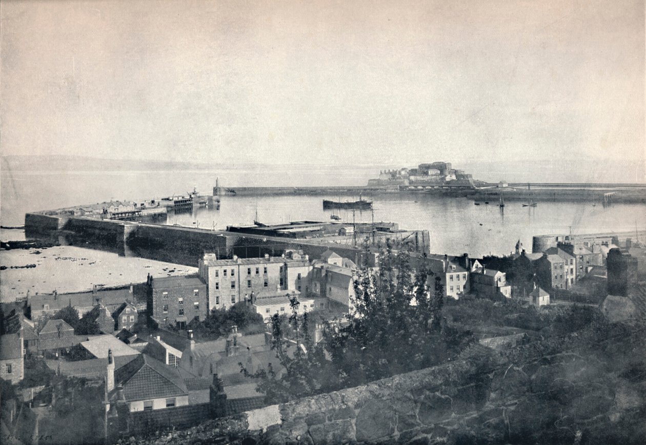 Guernsey – St. Peter-Port and Castle Cornet, 1895 od Unbekannt