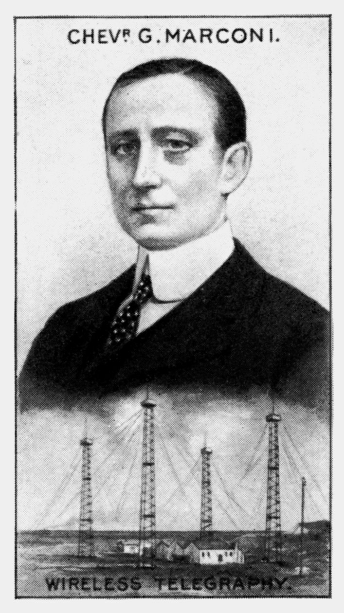 Guglielmo Marchese Marconi, italský elektrotechnik, c1924 od Unbekannt
