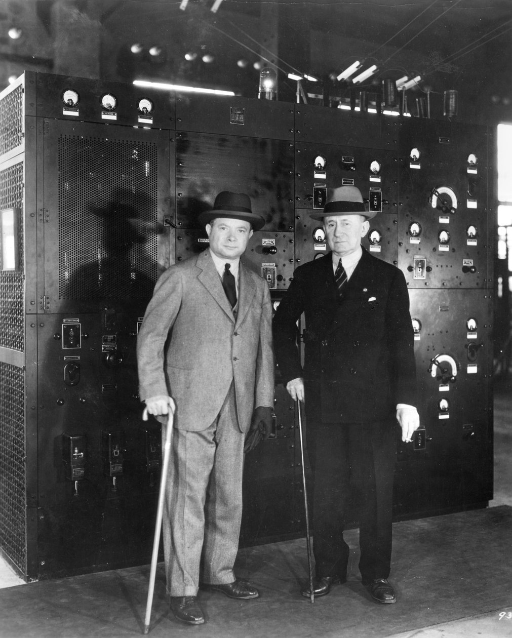 Guglielmo Marconi a David Sarnoff, 1933 od Unbekannt
